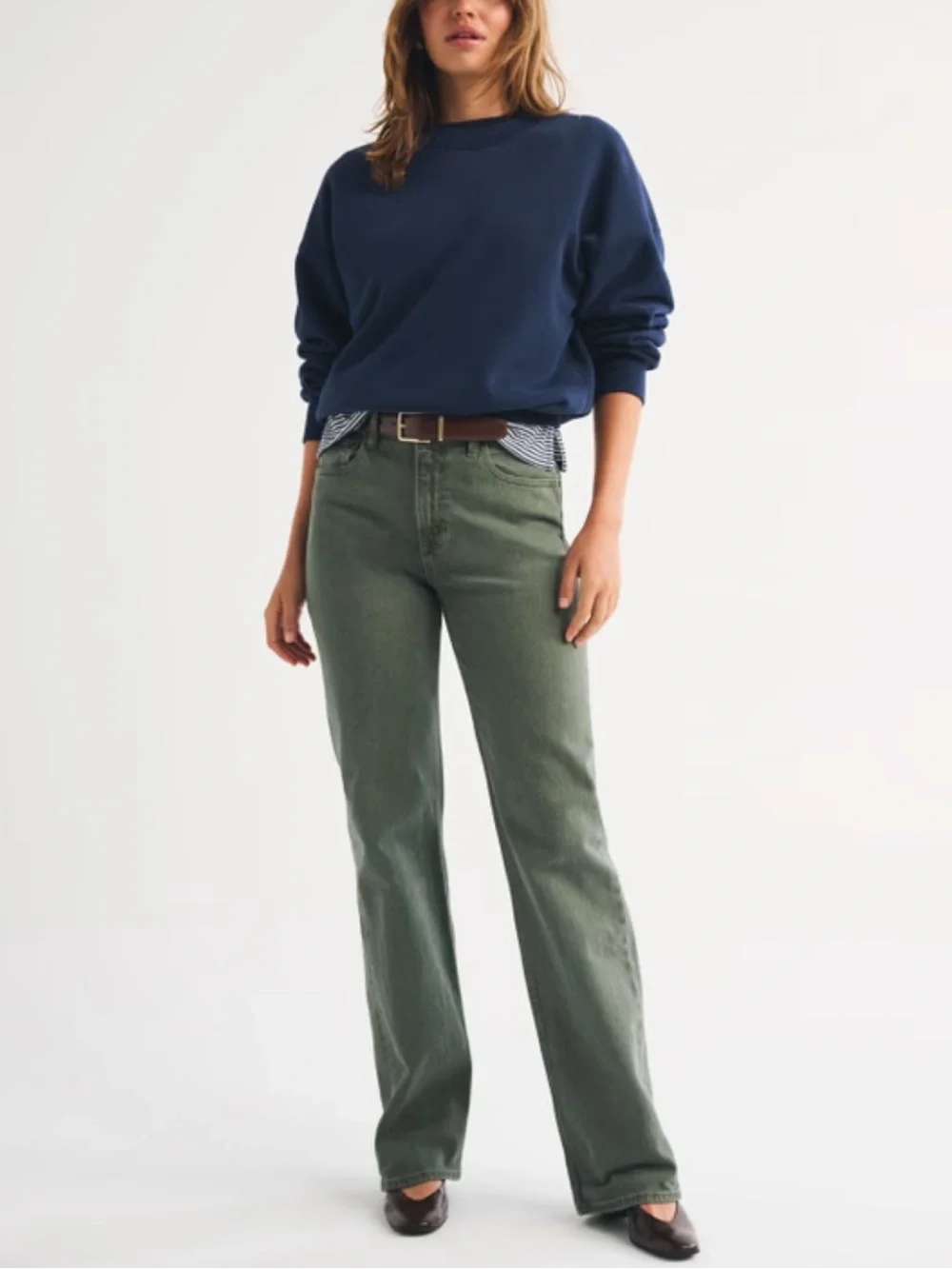 A&F High Rise 90’s Relaxed Jean